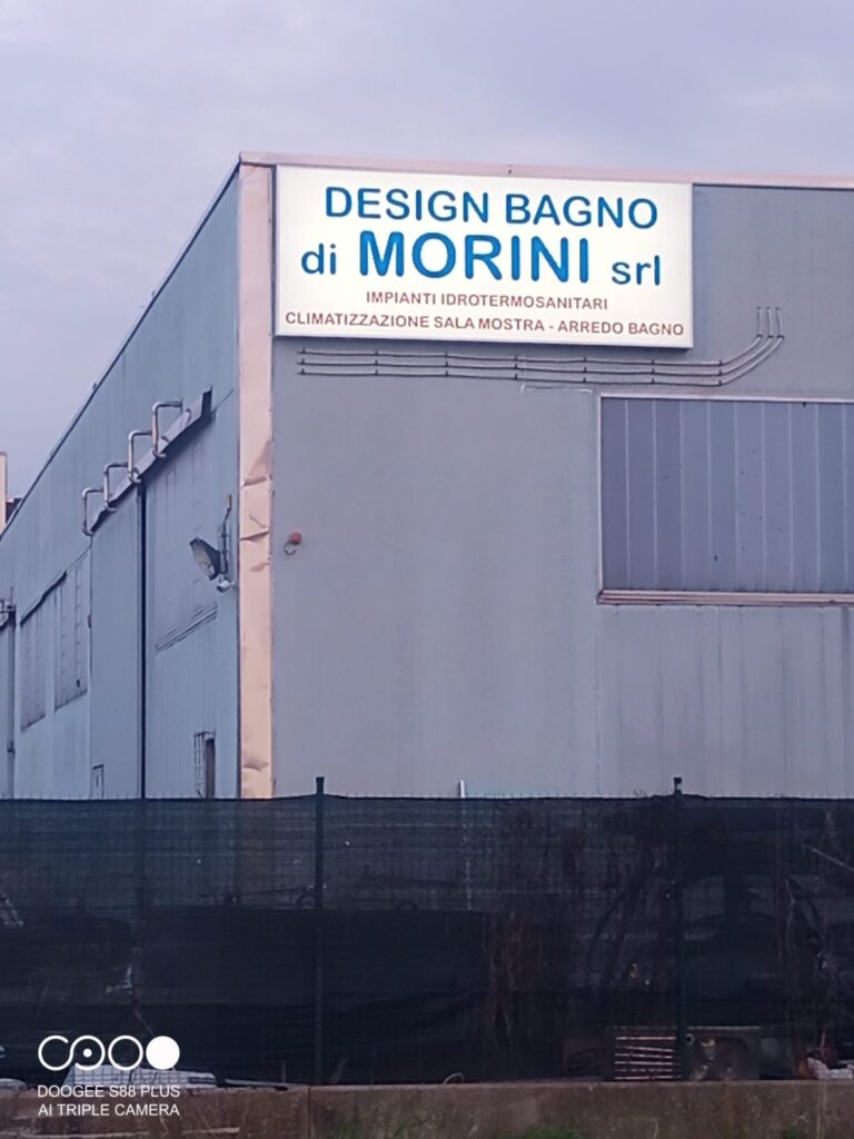 Insegna Design Bagno Morini