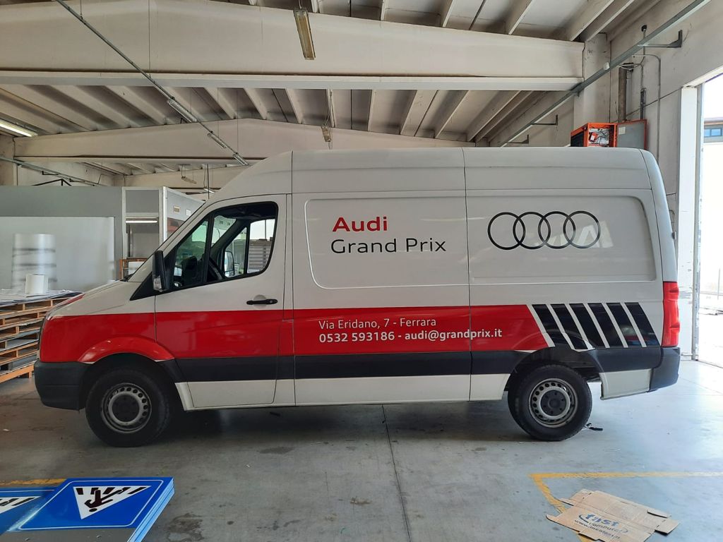 Decorazione Furgone Audi Grand Prix